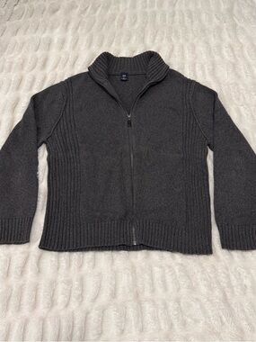 GAP Men’s 100% Cotton Zippered Knit Sweater